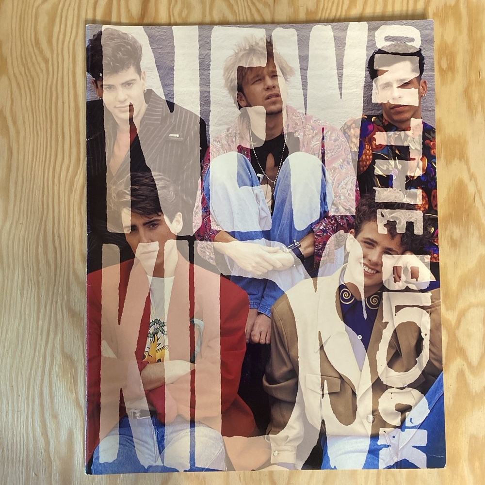 New Kids On The Block 1990 Magic Summer Tour Program